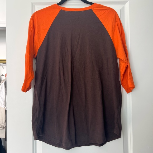 Torrid NFL Cleveland Browns Raglan Baseball Tee Women’s Size 0 (Large / US 12) - Picture 2 of 4